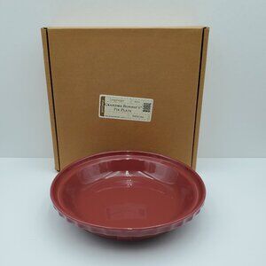 Longaberger Pottery Woven Traditions Grandma Bonnie's Paprika Pie Plate